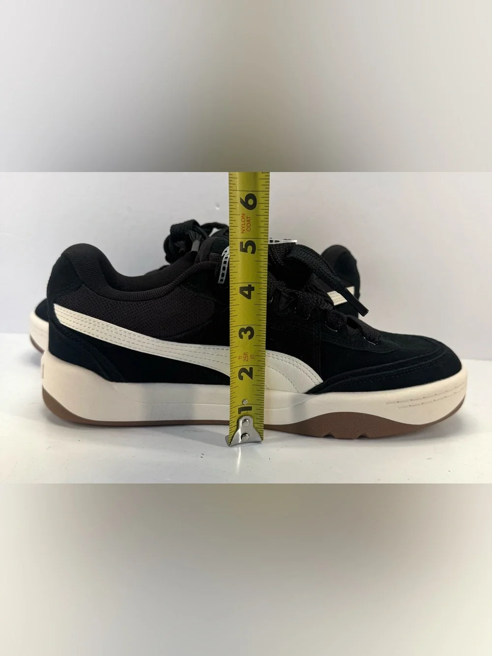 NWOB Lifestyle OG Puma Black Alpine Snow Black & White Low-Top Sneakers M 10